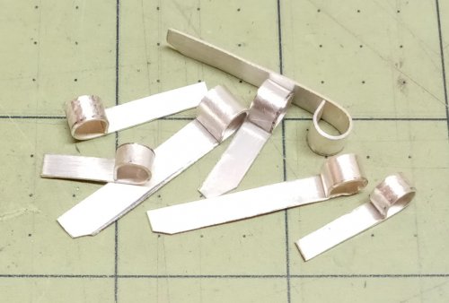 Judy Larson's Simple Strip Bails from Scratch - , Findings & Components, Toggles & Clasps, Earwire & Headpin, , simple strip bail from scrap metal